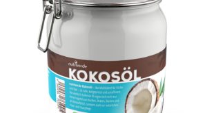 Nutriverde BIO Kokosöl auf weissem Grund